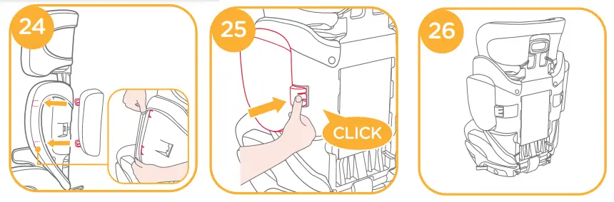 joie Trillo Group 2 3 Child Car Seat - Fig 16