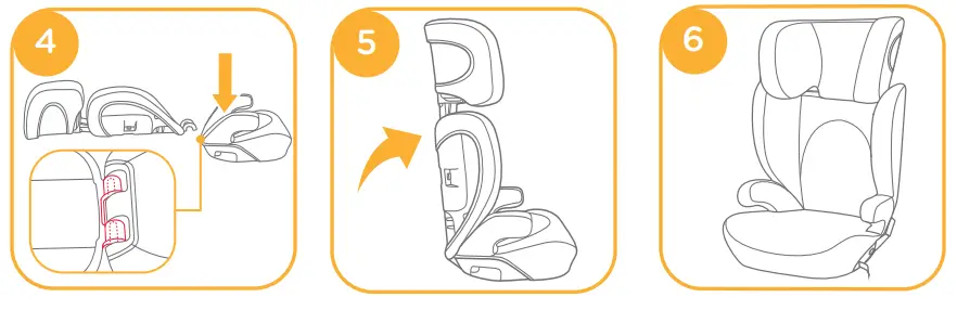 joie Trillo Group 2 3 Child Car Seat - Fig 5