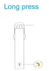 Xiaomi CS6 Mi Bluetooth Headset User Manual - Decline a call