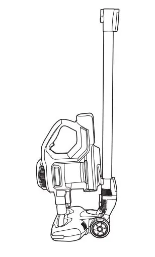 Beldray Airgility Cordless Stick Vacuum Lightweight Instruction Manual - Storage