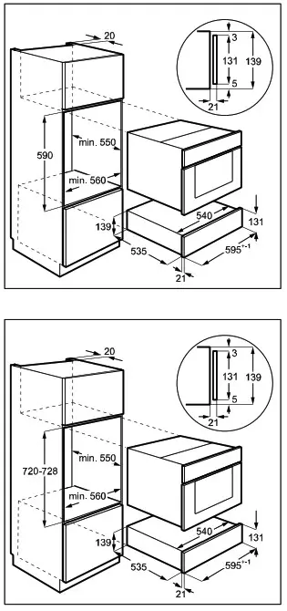 AEG KDK911422 Warming Drawer - INSTALLATION 1