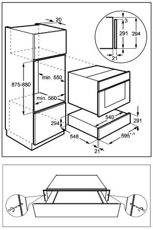 AEG KDK911422 Warming Drawer - INSTALLATION 2