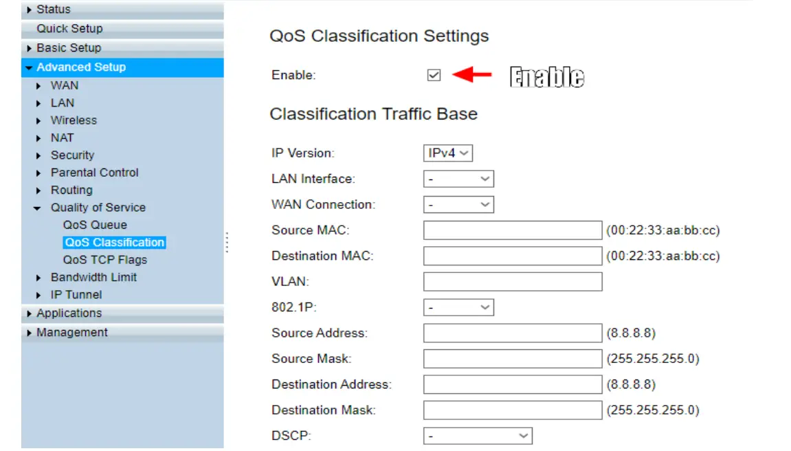 D-Link Basic setup guide for QoS DSL G2562DG - figure 4