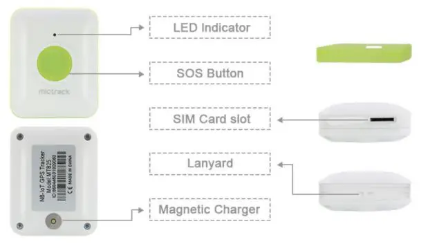 mictrack MT825 Cat M1 and NB-IoT GPS Tracker fig1