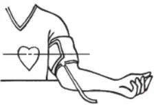 ADC 6021N Automatic Blood Pressure Monitor - illustrated