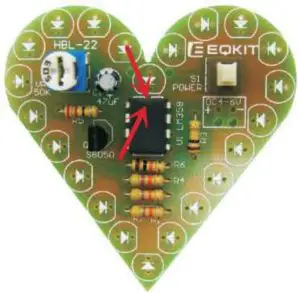 EQKit HBL-22 Cardioid Breathing Lamp Kit - board screen printing
