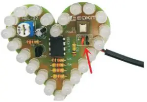 EQKit HBL-22 Cardioid Breathing Lamp Kit - power cord