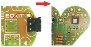 EQKit HBL-22 Cardioid Breathing Lamp Kit - power switch
