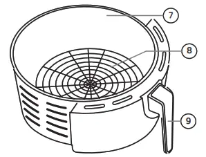 CHEFMAN RJ38 V2 65T 6 5 Liter Digital Air Fryer Instruction - feture 2