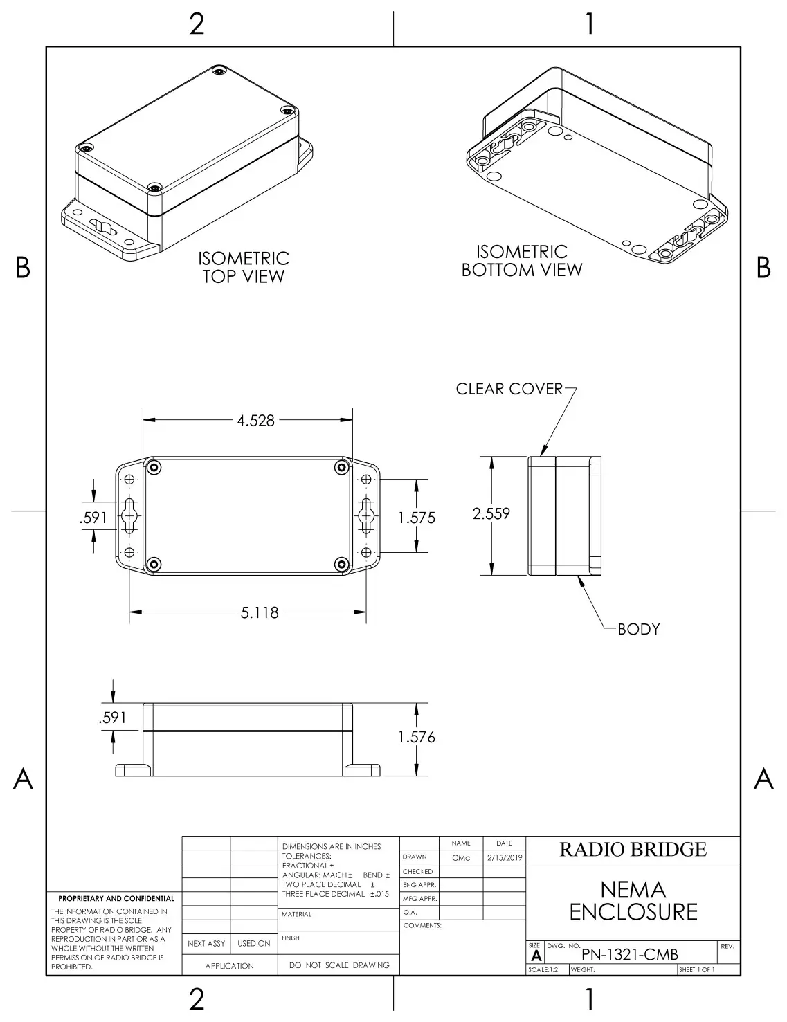 Honeywell 5800 to LoRaWAN Bridge - ARMORED OUTDOOR