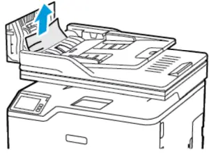Xerox C235 Color Multifunction Printer - ADF cover 1