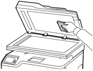 Xerox C235 Color Multifunction Printer - Scanner glass pad