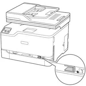 Xerox C235 Color Multifunction Printer - feeder