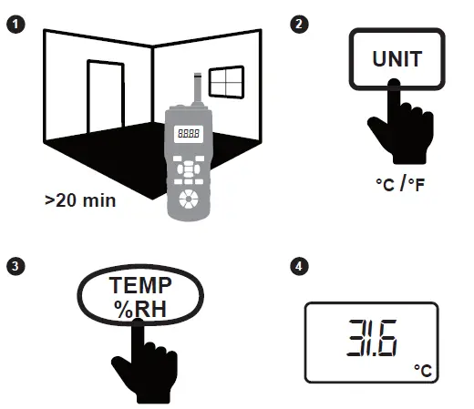 MASTECH MS6300 Multi-Functions Environment Tester fig 4