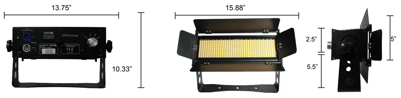 MEGA LITE Drama WL3200 Work Light-fig1
