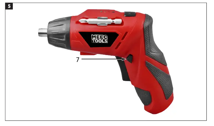 MEEC TOOLS 016876 3-6V Mini Screwdriver FIG 5