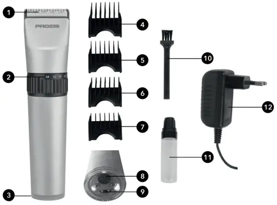 PROZIS-Klipper-Hair-Cutting-Machine-Overview