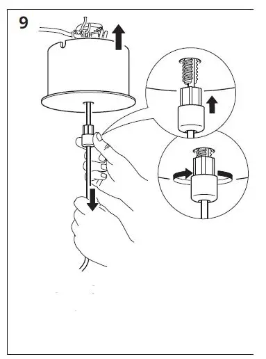 IKEA 80407835 SIMRISHAMN 3-Armed Pendant Lamp fig11
