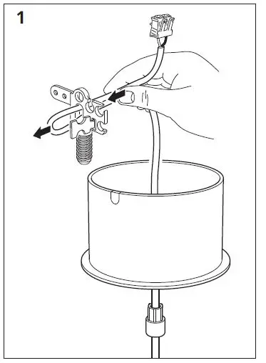 IKEA 80407835 SIMRISHAMN 3-Armed Pendant Lamp fig3