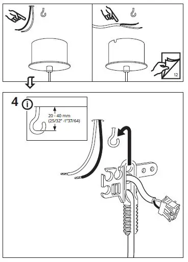 IKEA 80407835 SIMRISHAMN 3-Armed Pendant Lamp fig5