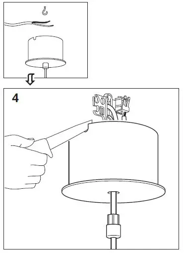 IKEA 80407835 SIMRISHAMN 3-Armed Pendant Lamp fig7
