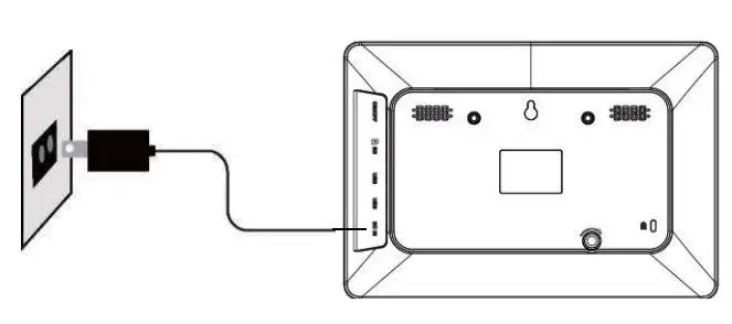 Shenzhen Sonida Digital Tcehnology P703 WiFi Photo Frame User Manual - Power on