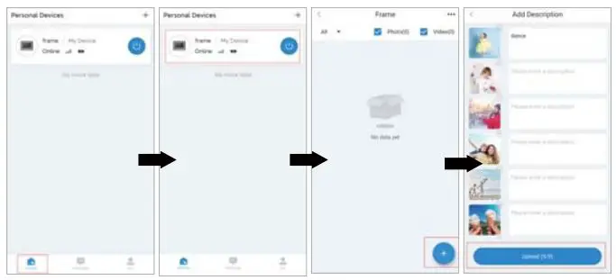 Shenzhen Sonida Digital Tcehnology P703 WiFi Photo Frame User Manual - Upload Photo and Videos via Linklemo App