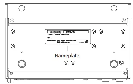 Tascam Digital Converter - Front side