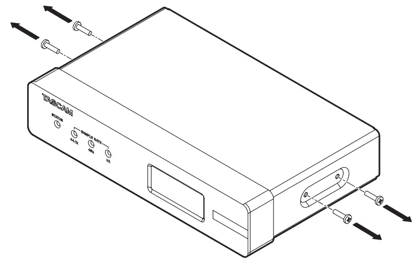 Tascam Digital Converter - Installing
