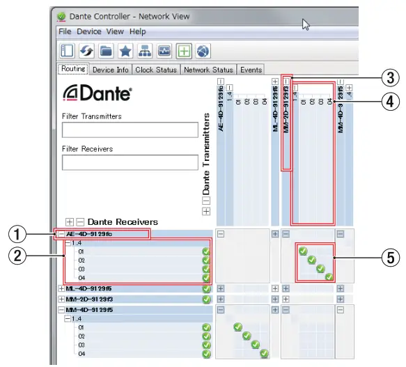 Tascam Digital Converter - routing settings