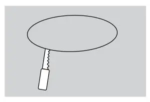 JBL Studio 2 6ICDT - Cut the ceiling drywall along the mark you made in Step 2