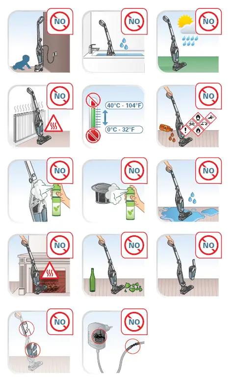 Tefal TY6751WO Dual Force 2-in-1 Upright Vacuum Cleaner 10