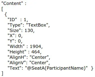SHURE SW6000 CAA Name Sign Template - Example 13