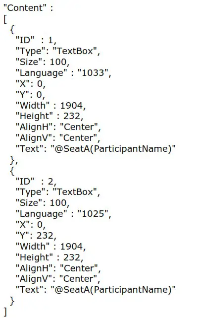 SHURE SW6000 CAA Name Sign Template - Example 18