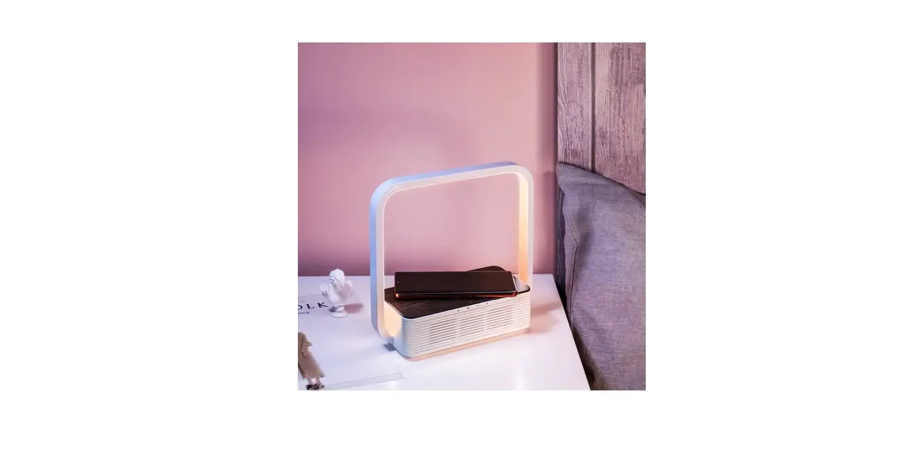 Crane A15b Wood Imitation Bedside Table Lamp With Wireless Charger And Wireless Speaker User Manual Crane A15b Wood Imitation Bedside Table Lamp With Wireless Charger And Wireless Speaker User Manual