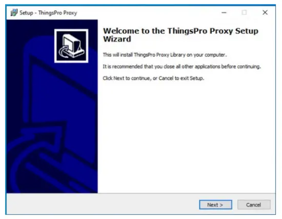 Install the ThingsPro Proxy App