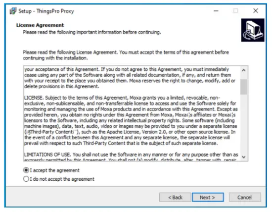 Install the ThingsPro Proxy App