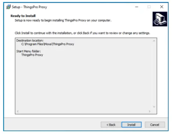Install the ThingsPro Proxy App