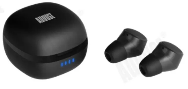August EP800 Ultra Portable Lightweight Bluetooth Earphones - fig1