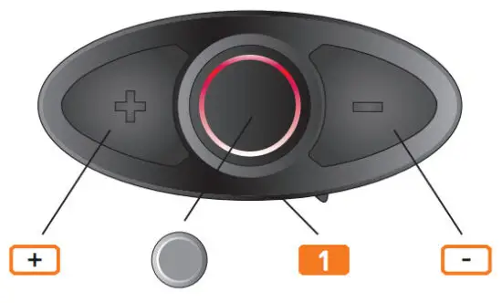 SCHUBERTH SC1M Sena Motorcycle Intercom - Power On 1