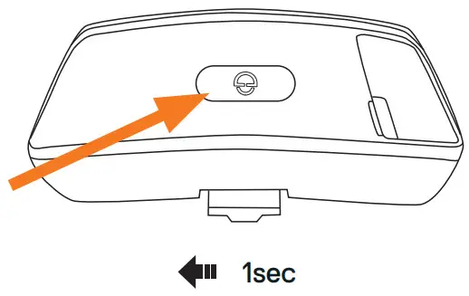 SCHUBERTH SC1M Sena Motorcycle Intercom - Power On