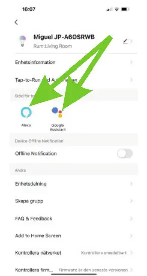 TechToy Smart Bulb RGB E27 Smart Lighting - Connecting Voice Assistants 2