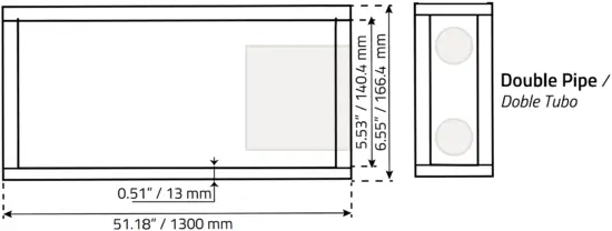 DS18 Double Subwoofer Ported Box B