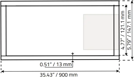 DS18 Single Subwoofer Ported Box B