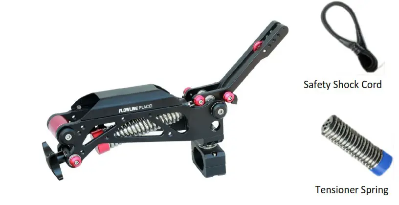 FLYCAM Flowline Placid 2-Axis Stabilizing What’s In The Box