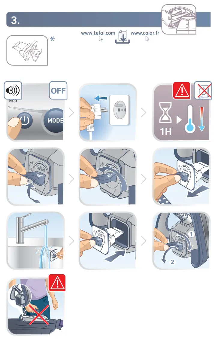 Rowenta SV8012E0 Express Anti-Scale Steam Generator Iron - fig 3