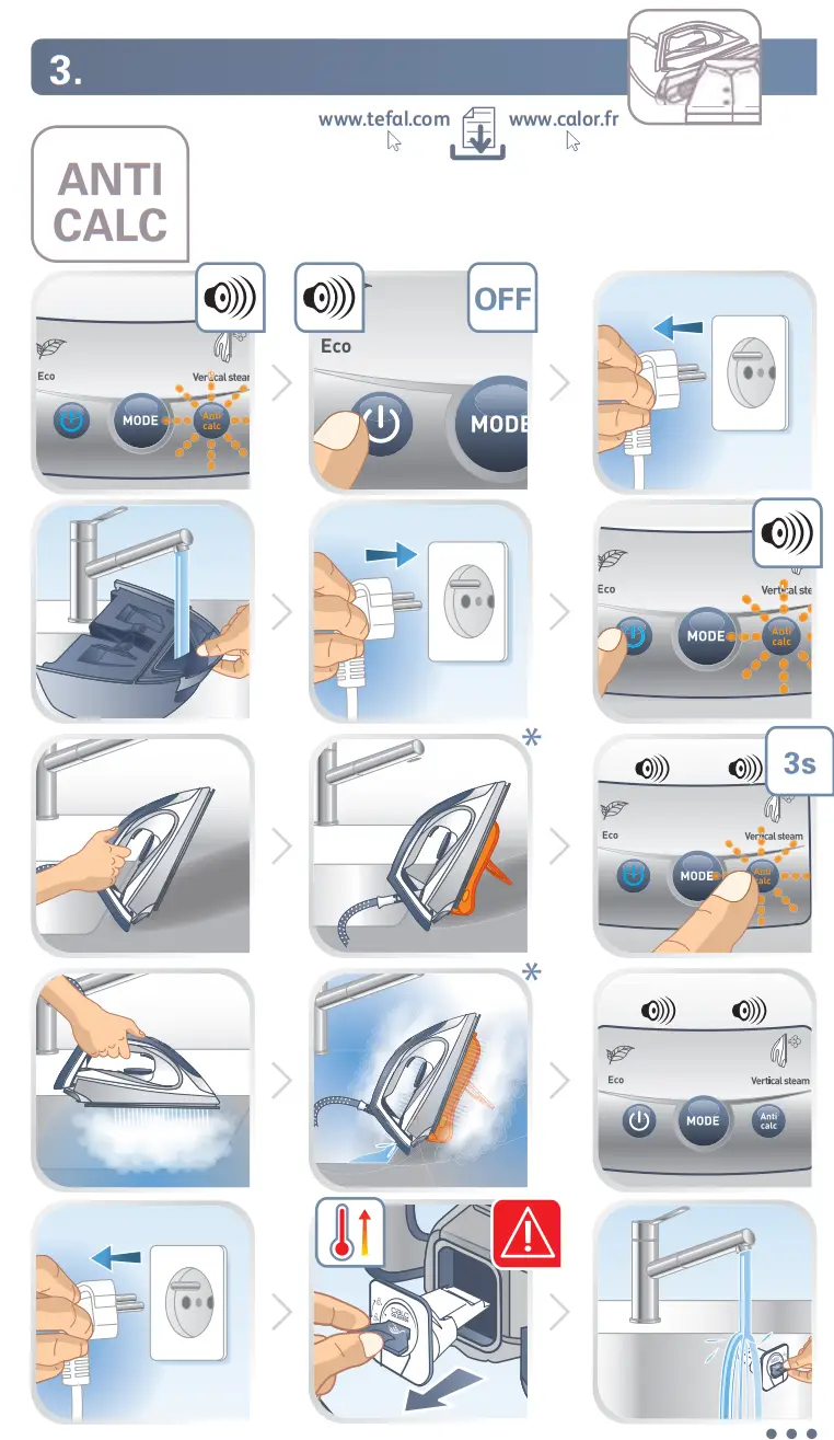 Rowenta SV8012E0 Express Anti-Scale Steam Generator Iron - fig 4