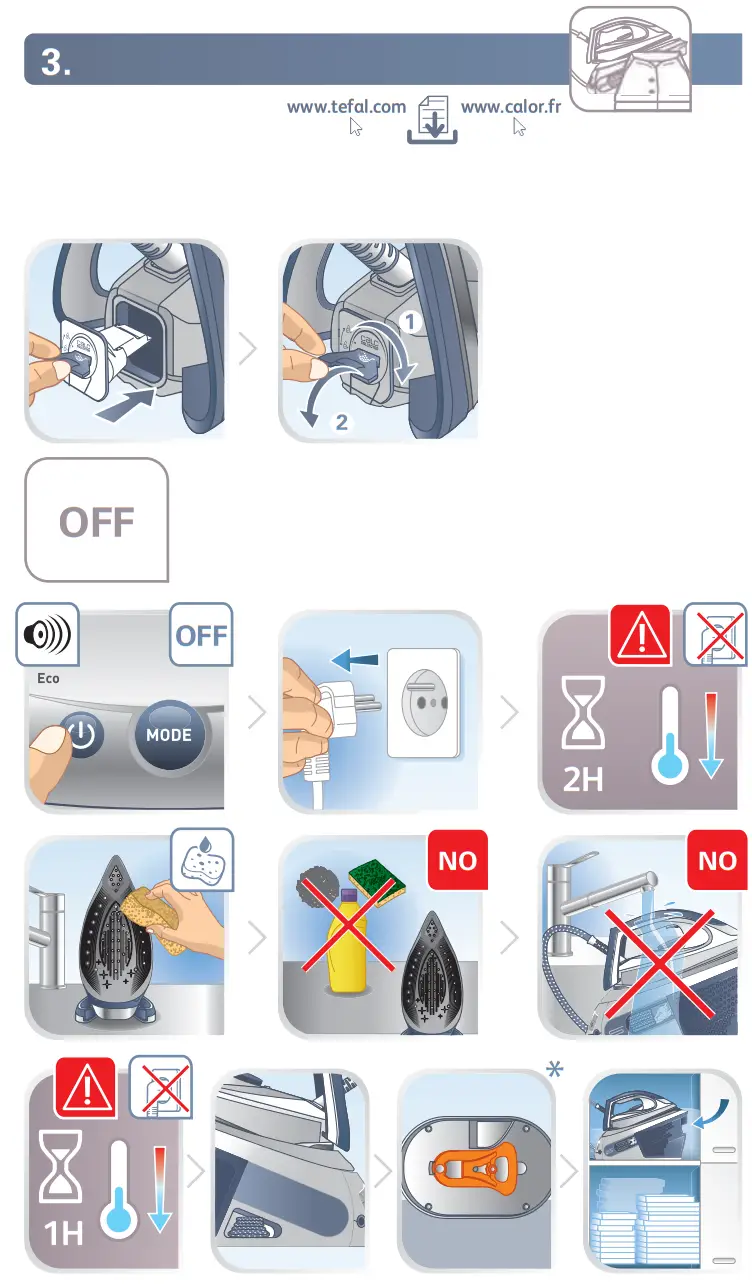 Rowenta SV8012E0 Express Anti-Scale Steam Generator Iron - fig 5