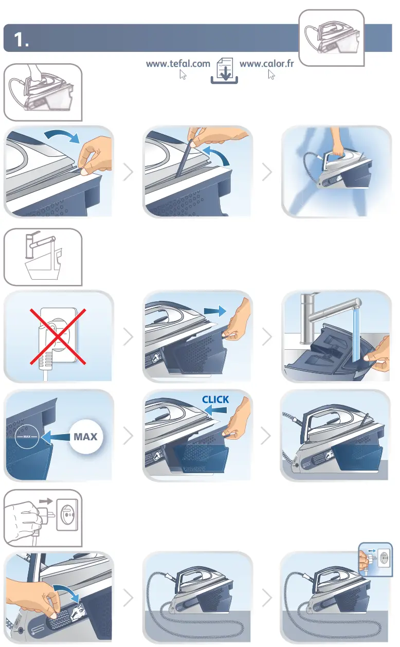 Rowenta SV8012E0 Express Anti-Scale Steam Generator Iron - fig 6