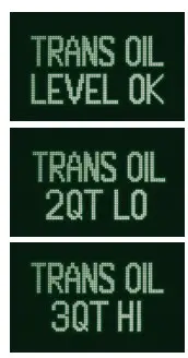 Allison Transmission SA7497EN Shift Selectors - selector displays